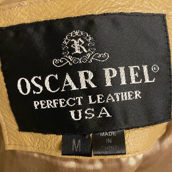 OSCAR PIEL Leather Jacket - Picture 6 of 7